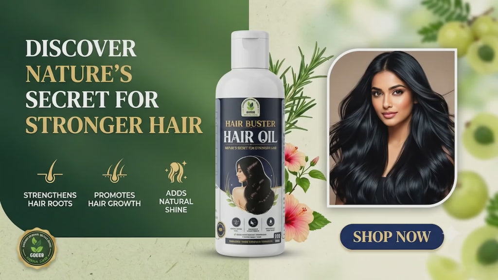 Hair Buster Natural Hair Oil Combo Pack – 2 x Bottles (60-Day Supply for Enhanced Hair Strength and Growth)