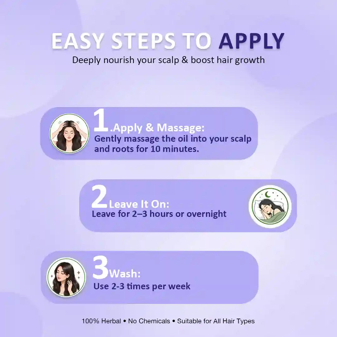 Green Herbal Care Hair Buster Hair Oil (100ml) – Nourishing & Strengthening Formula for Healthy Hair